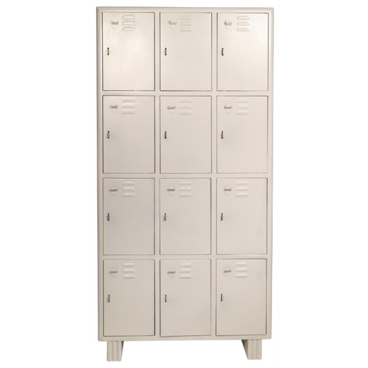 Industrial Locker 12 Door Unit