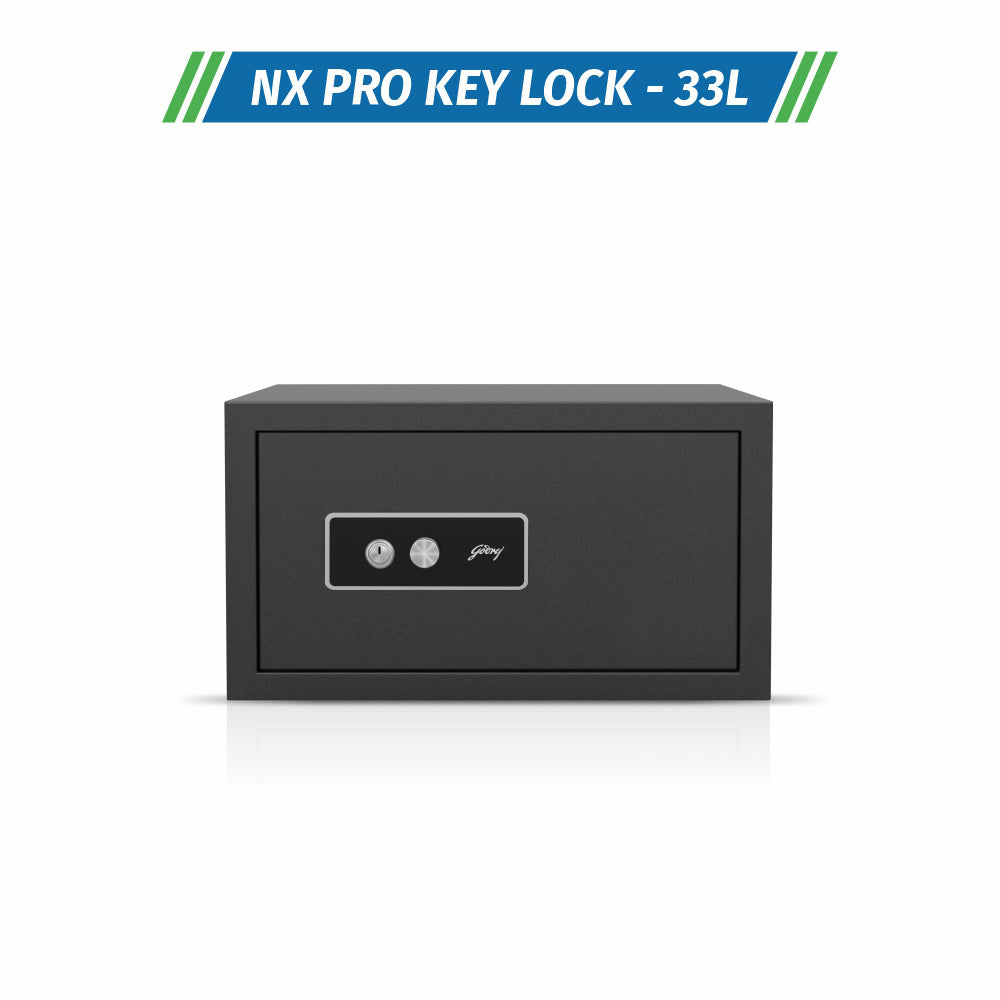 Godrej NX Pro Key Lock (33L) Ebony Home Locker