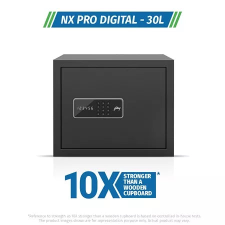 Godrej NX Pro Digital (30L) Ebony Home Locker