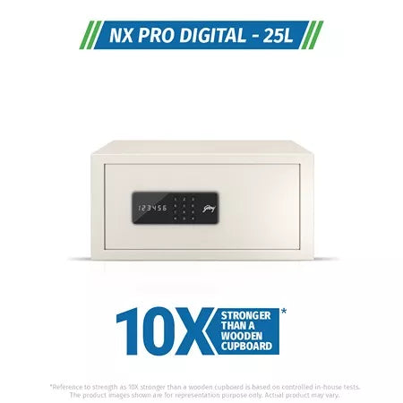 Godrej NX Pro Digital (25L) Ivory Home Locker