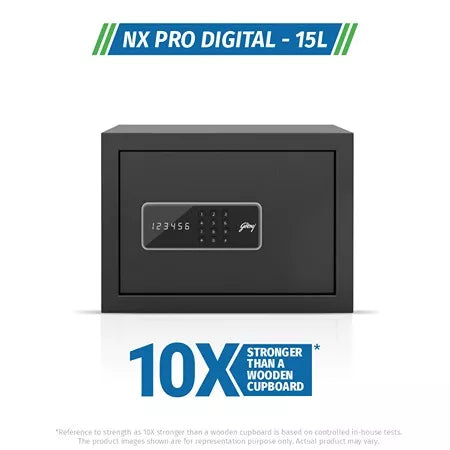 Godrej NX Pro Digital (15L) Ebony Home Locker