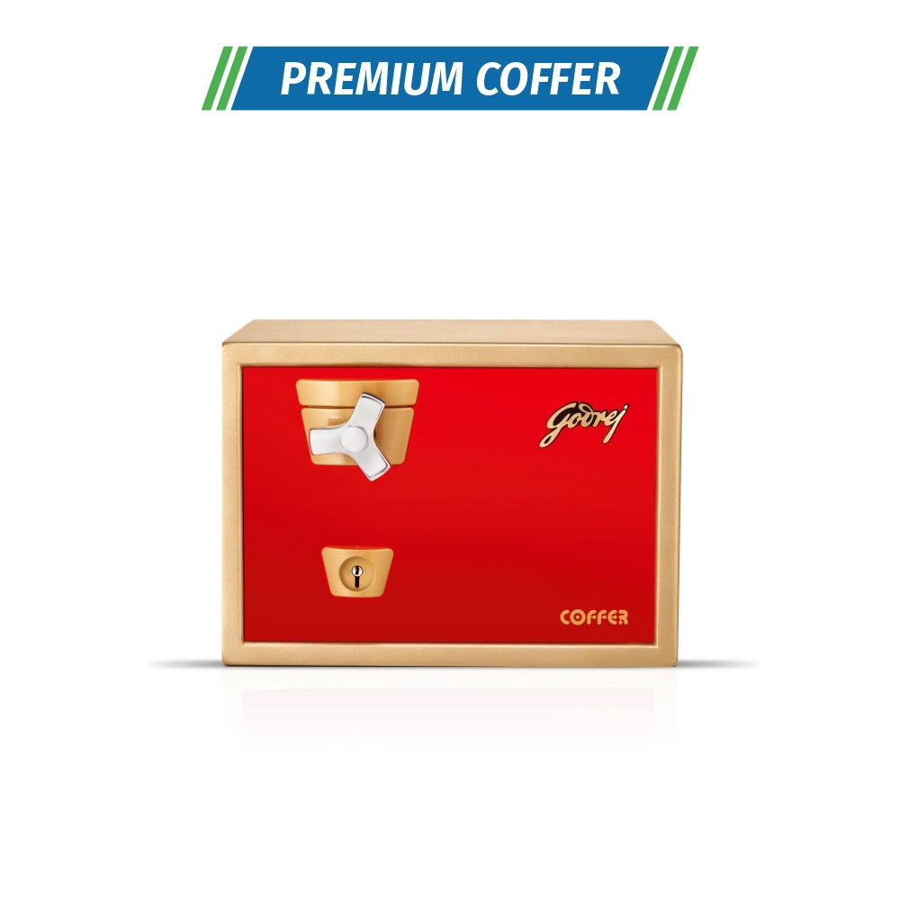 Godrej Premium Coffer V1 Red Home Locker