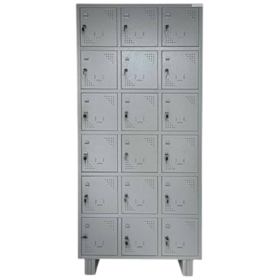 Industrial Locker 18 Door Unit