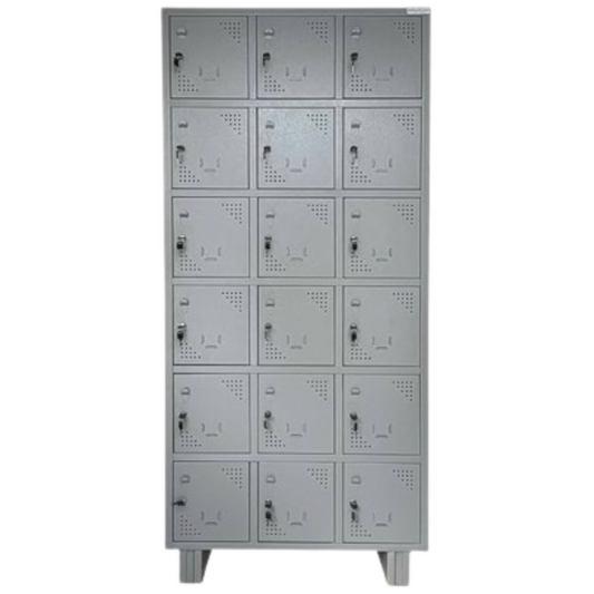 Industrial Locker 18 Door Unit