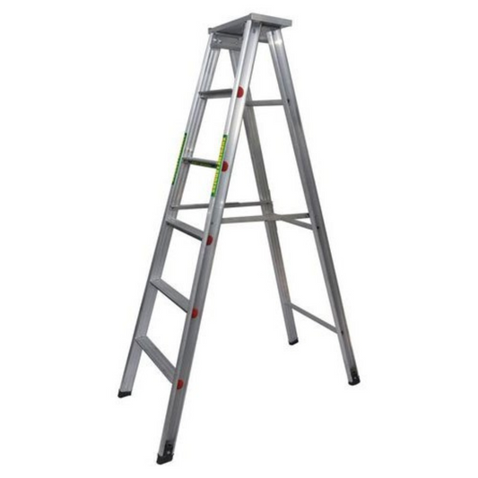 Aluminium Folding Factory Ladder (Flat Steps)