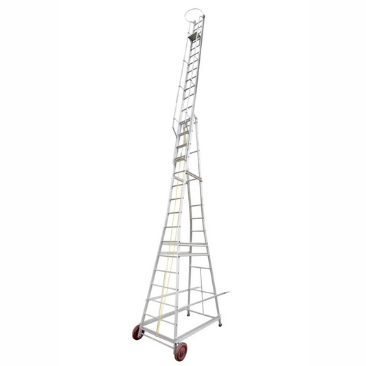 Aluminium Telescopic Tower Ladder (Small Wheel)