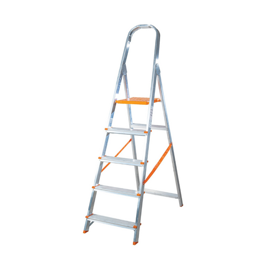 Aluminium Baby Step Ladder (With Flat 5 Inch Steps)