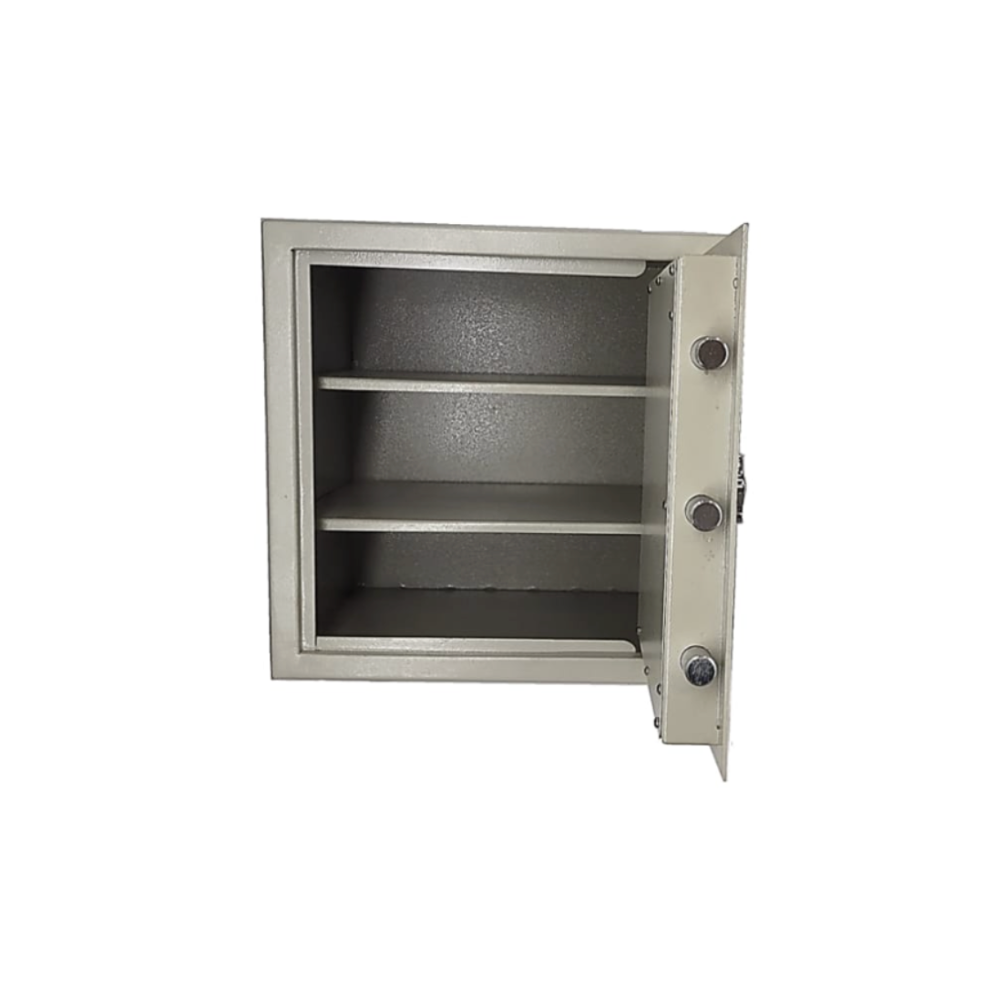 Om Mechanical Locking Safe 18 x 18 x 18 with 2 Shelf