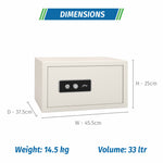 Godrej NX Pro Key Lock (33L) Ivory Home Locker