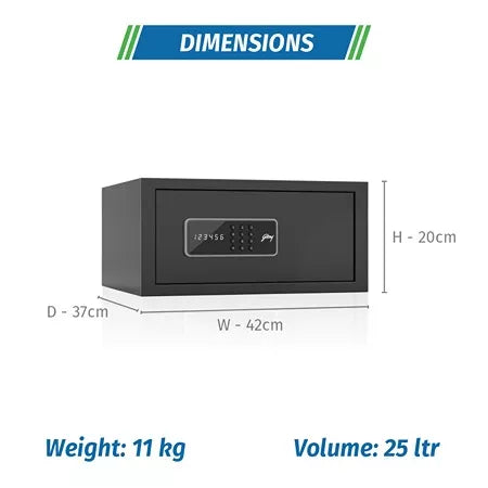 Godrej NX Pro Digital (25L) Ebony Home Locker