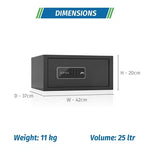 Godrej NX Pro Digital (25L) Ebony Home Locker