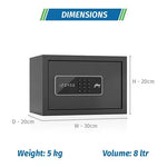 Godrej NX Pro Digital (8L) Ebony Home Locker