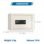 Godrej NX Pro Digital (15L) Ivory Home Locker