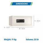 Godrej NX Pro Digital (25L) Ivory Home Locker