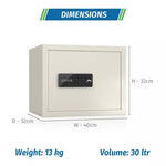 Godrej NX Pro Digital (30L) Ivory Home Locker