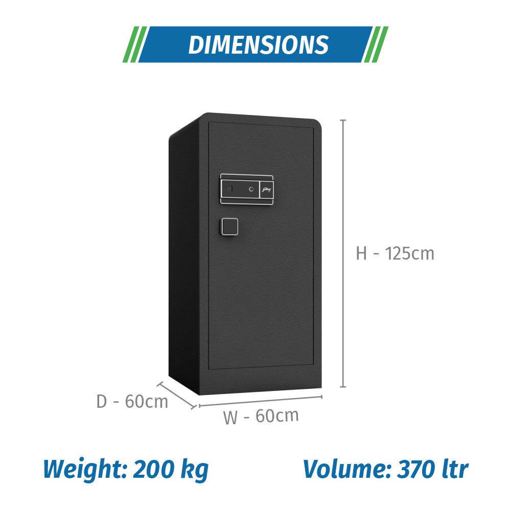 Godrej NX Advanced 370 L Digital+Bio+Mechanical Home Locker