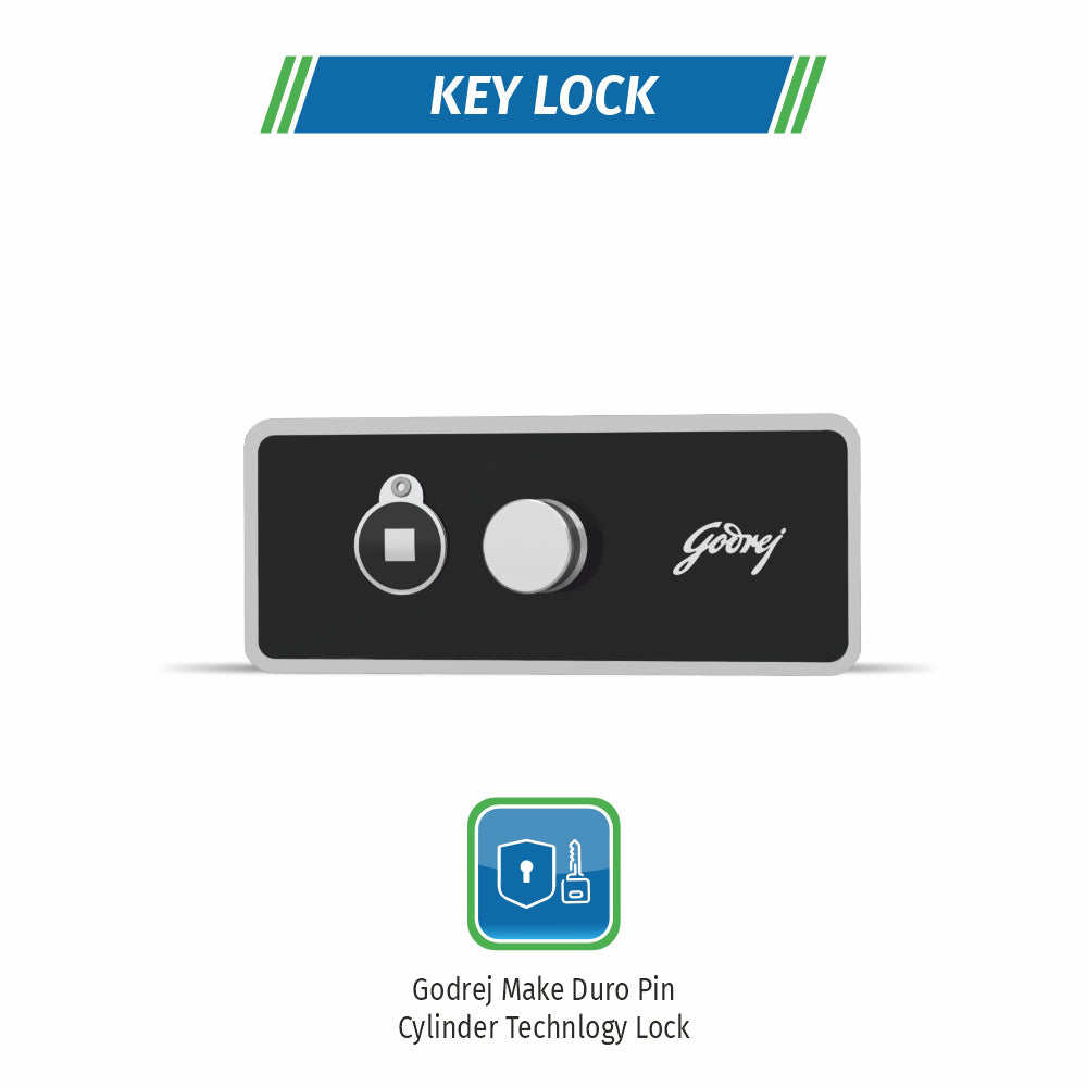 Godrej NX Pro Key Lock (33L) Ivory Home Locker