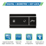 Godrej NX Advanced 160 L Digital+ Bio + Mechanical Home Locker