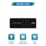 Godrej Rhino Advanced 79L V2 Digital Home Locker