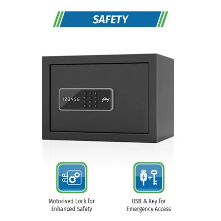 Godrej NX Pro Digital (15L) Ebony Home Locker