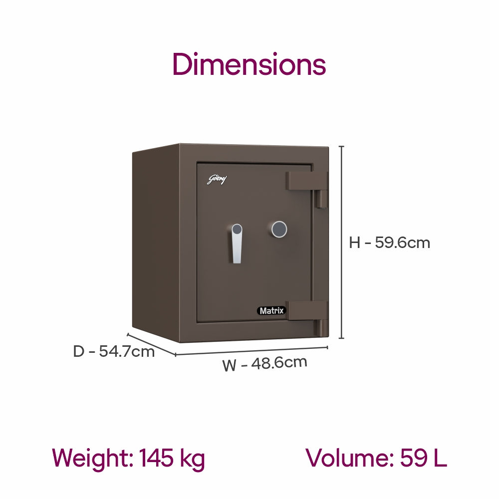 Godrej Matrix 1814 (59L) KL Coffee Brown