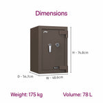 Godrej Matrix 1814 (78L) EL Coffee Brown