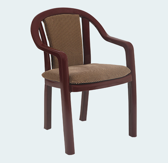 Supreme Ornate Plastic Chair With Cushion