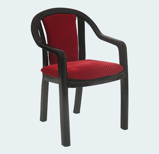 Supreme Ornate Plastic Chair With Cushion