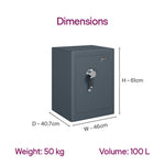 Godrej Rhino Regal Key Lock Grey