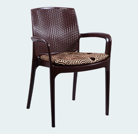 Texas Deluxe Plastic Chair With Cushion